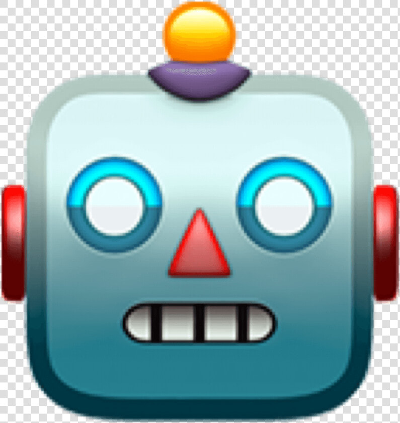 De Robot Emoji Zoals Ik Deze Zie Op De Mac   Robot Emoji  HD Png DownloadTransparent PNG