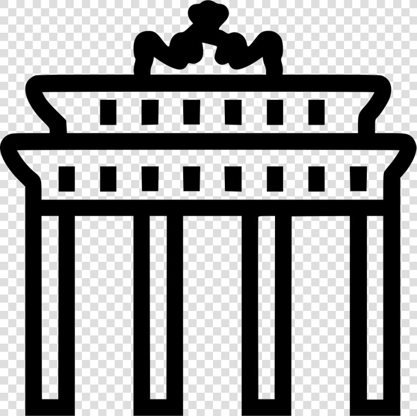 Brandenburg Gate   Brandenburger Wall Icon Png  Transparent PngTransparent PNG