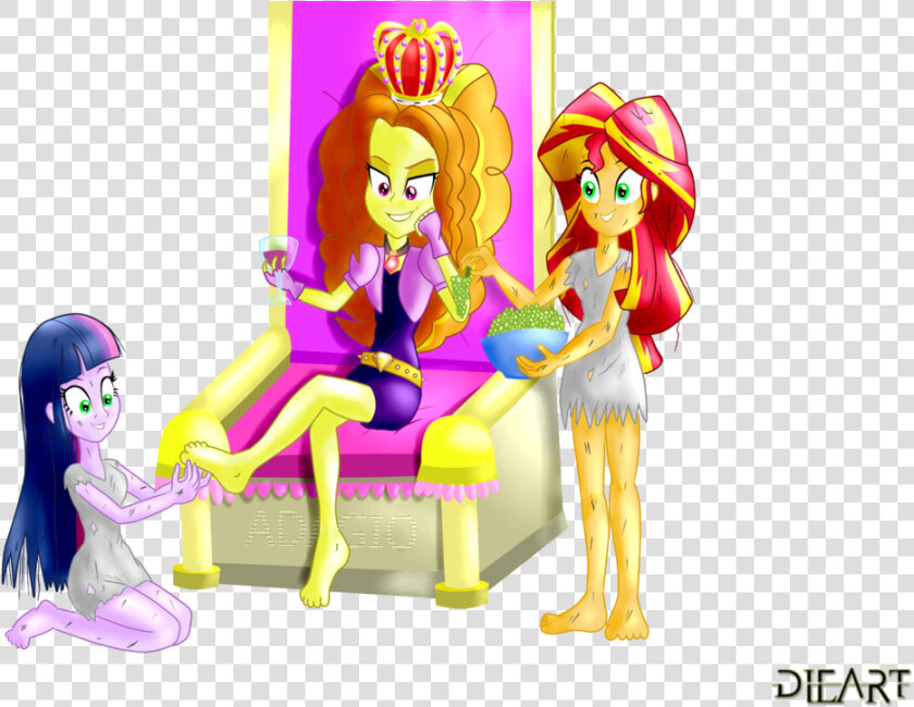 Transparent Slavery Clipart   Twilight And Adagio My Little Pony Anime  HD Png DownloadTransparent PNG