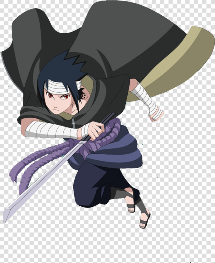 Naruto Sasuke Hebi Black Outfit  HD Png DownloadTransparent PNG