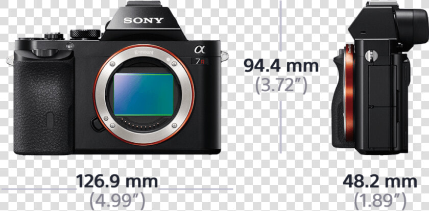 Alpha 7r Digital E Mount Camera With Full Frame Sensor    Alpha 6300 Vs Alpha 7  HD Png DownloadTransparent PNG