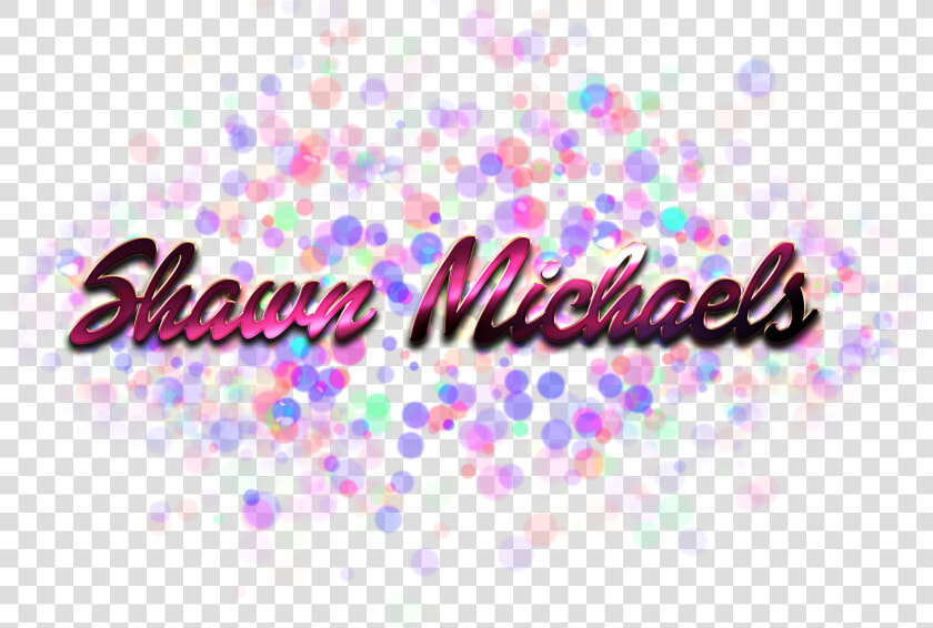 Shawn Michaels Name Logo Bokeh Png   Charlotte Flair Logo Png  Transparent PngTransparent PNG