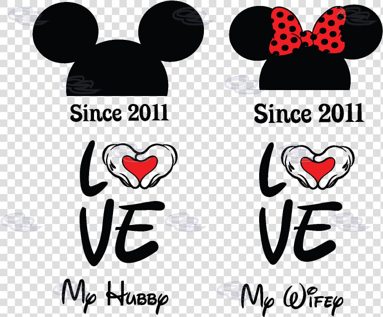 Transparent Kinetic Energy Clipart   Love Mickey E Minnie  HD Png DownloadTransparent PNG