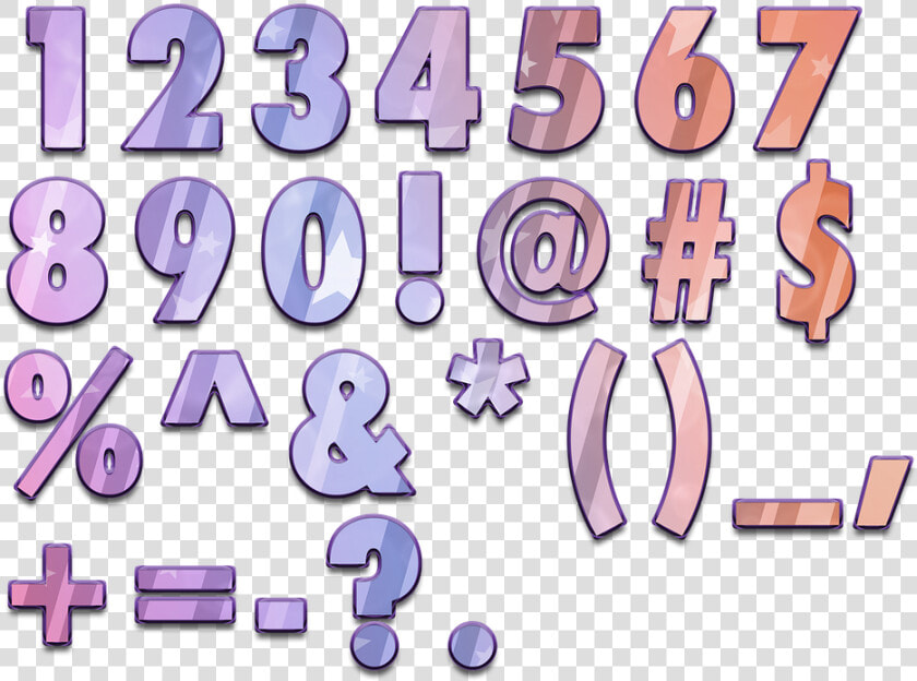 Transparent Free Clipart Letters And Numbers   English Numbers Png  Png DownloadTransparent PNG