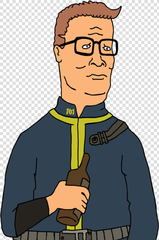 Hank Hill The Vault Dweller By Teschke   Hank Hill  HD Png DownloadTransparent PNG