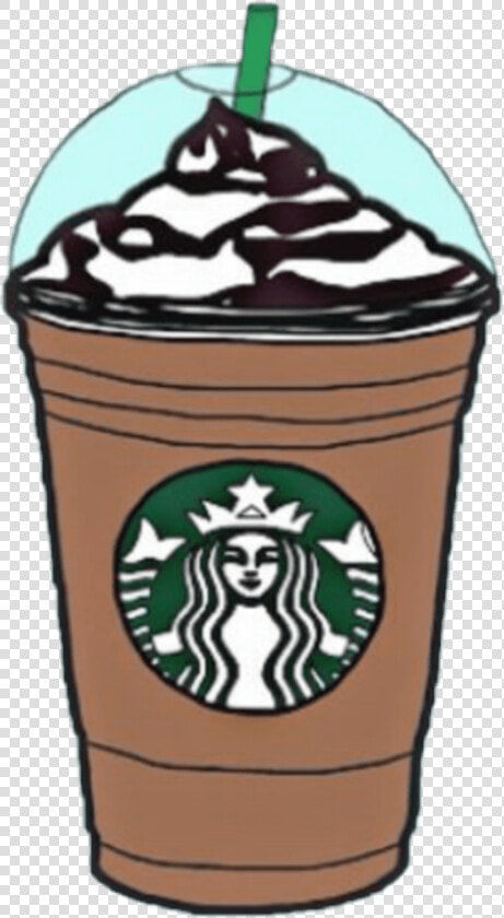 How To Draw Starbucks Drink Step By Easy Pink Logo   Cute Starbucks Sticker  HD Png DownloadTransparent PNG