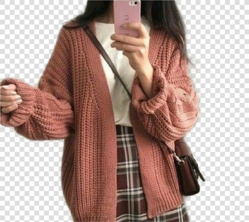  outfit  fall  falloutfit  tumblr  pink  niche  png   Fall Outfit Aesthetic  Transparent PngTransparent PNG