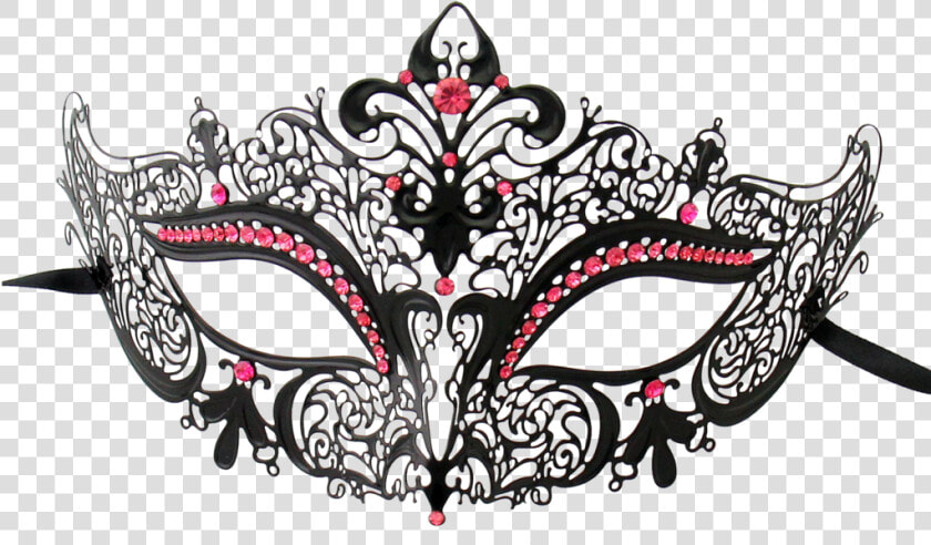 Black Series Women S Laser Cut Metal Venetian Masquerade  HD Png DownloadTransparent PNG