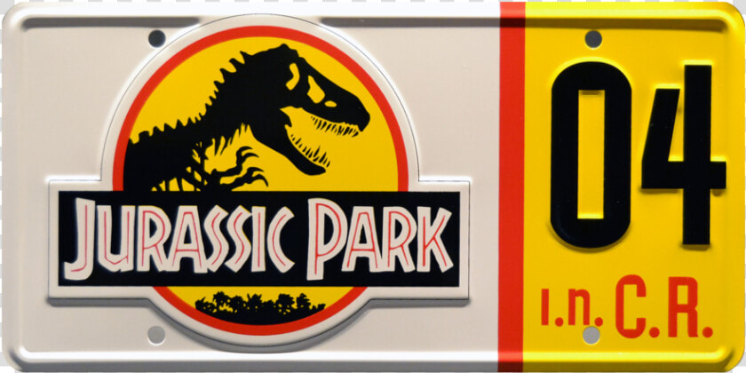 Ford Explorer License Plate Jurassic Park  HD Png DownloadTransparent PNG