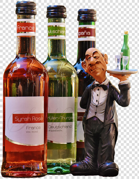 Botellas De Vino  Transparente De La Exención  Camarero   Wine Bottles Png  Png DownloadTransparent PNG