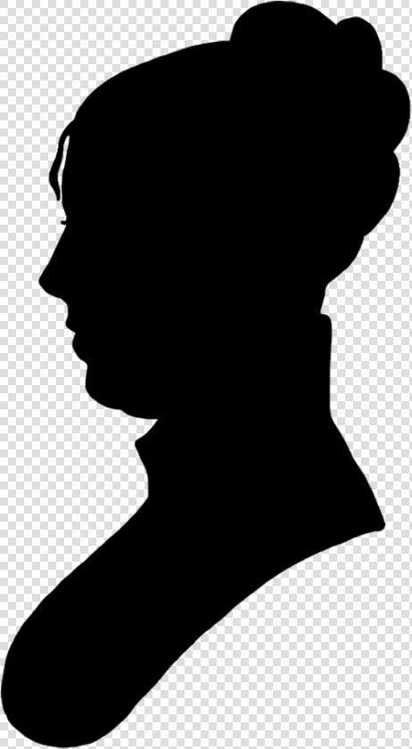 Face Silhouette Woman Black   Silhouette Elderly Woman Face  HD Png DownloadTransparent PNG