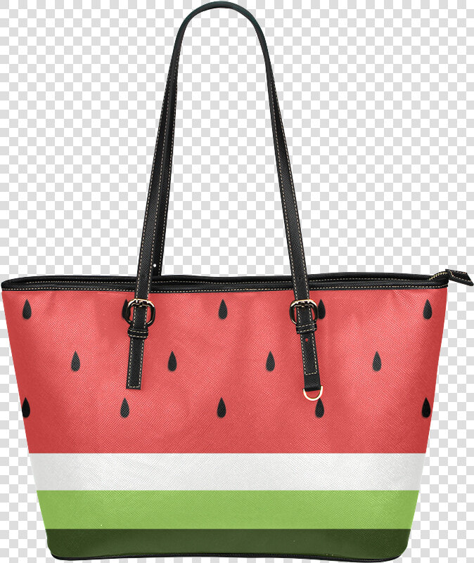 Watermelon Slice Leather Tote Bag   Tote Bag  HD Png DownloadTransparent PNG