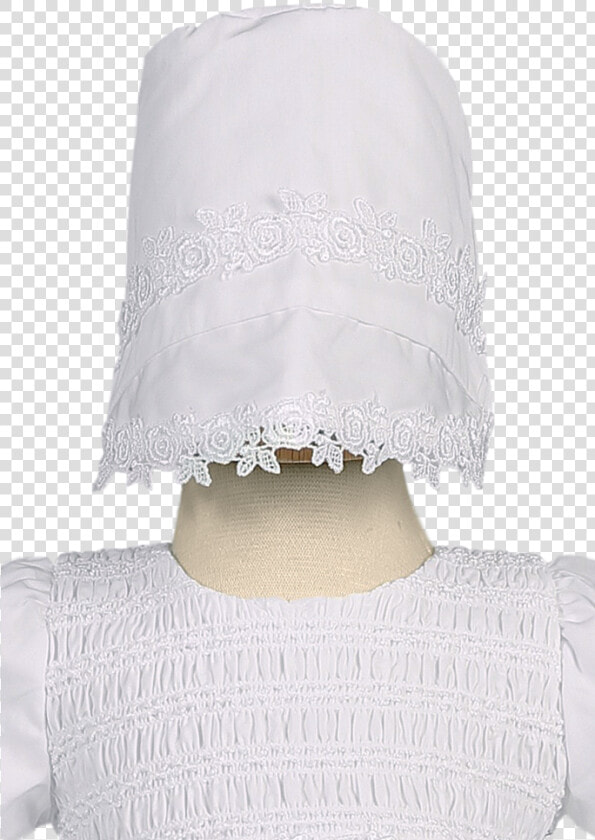 Cotton Christening Gown  Smocked W Venise Lace Trim  HD Png DownloadTransparent PNG