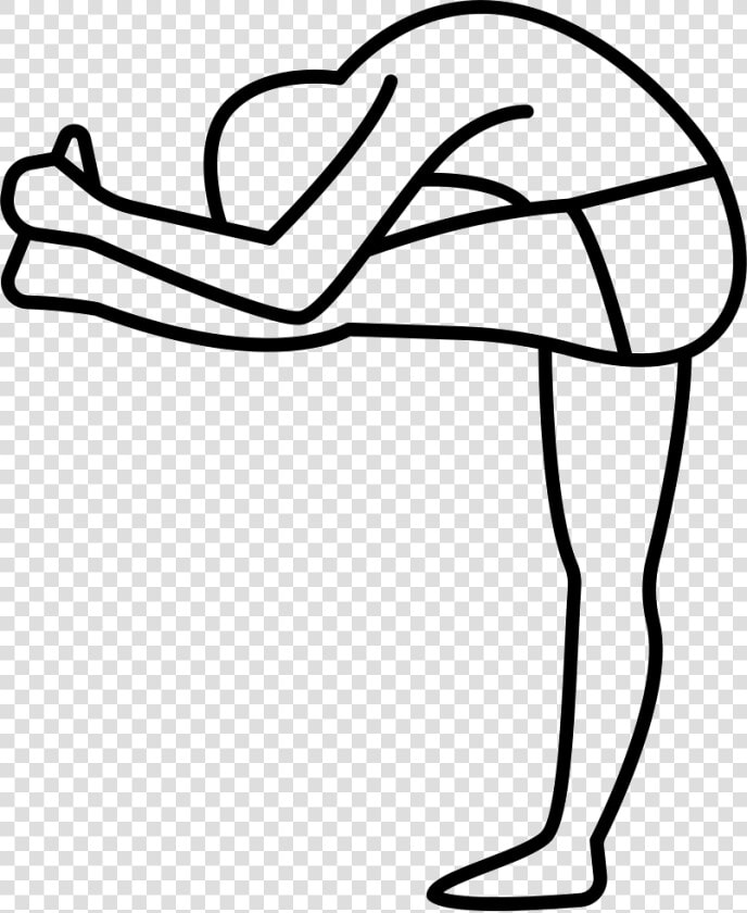 Man Stretching Left Leg And Bending Waist   Man Stretching Vector Art  HD Png DownloadTransparent PNG