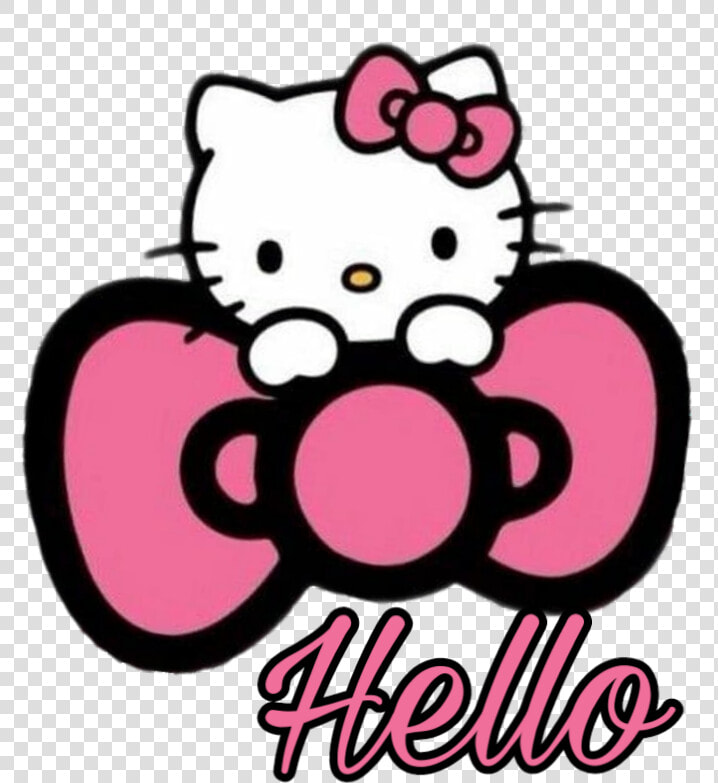  hellokitty  hellokittysticker  hellokittyaddict  hello   Pink Hello Kitty Design  HD Png DownloadTransparent PNG