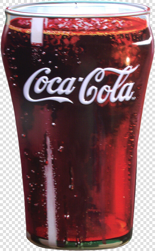 Coke Glasss Die Cut Embossed Coca Cola Sign  Even The   Coca Cola Glass Png  Transparent PngTransparent PNG