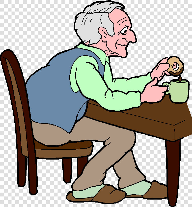 Transcript Of Introductory Video   Cartoon Old Man Sitting  HD Png DownloadTransparent PNG