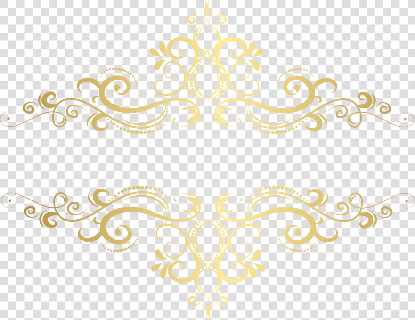 Gold Decorative Element Png Clip Art Image  Transparent PngTransparent PNG