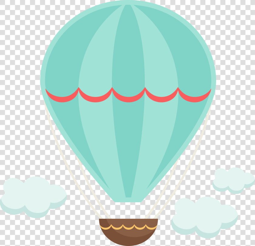 Scrapbooking Clip Art Parachute   Cute Hot Air Balloon Clip Art  HD Png DownloadTransparent PNG