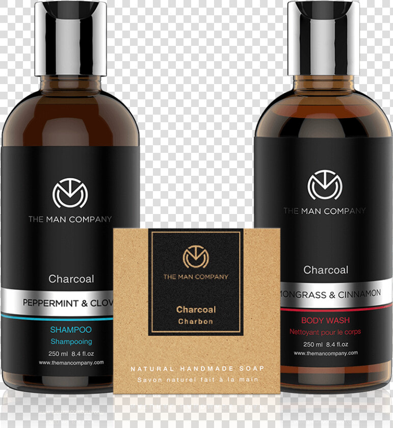 Charcoal Detox Trio   Man Company Body Wash  HD Png DownloadTransparent PNG