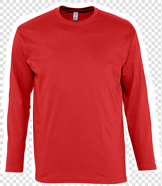 Plain Long Sleeve T shirt   Red Plain Long Sleeve Tshirts  HD Png DownloadTransparent PNG