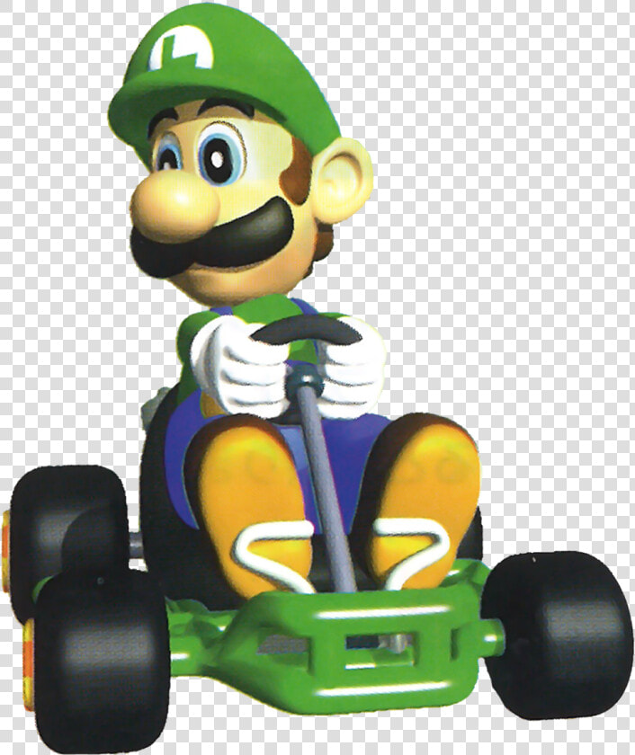 “luigi  Yoshi And Toad From Mario Kart   Mario Kart 64 Luigi  HD Png DownloadTransparent PNG