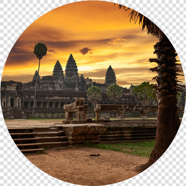 Sunset Di Angkor Wat   Png Download   Things To Do In Siem Reap  Transparent PngTransparent PNG