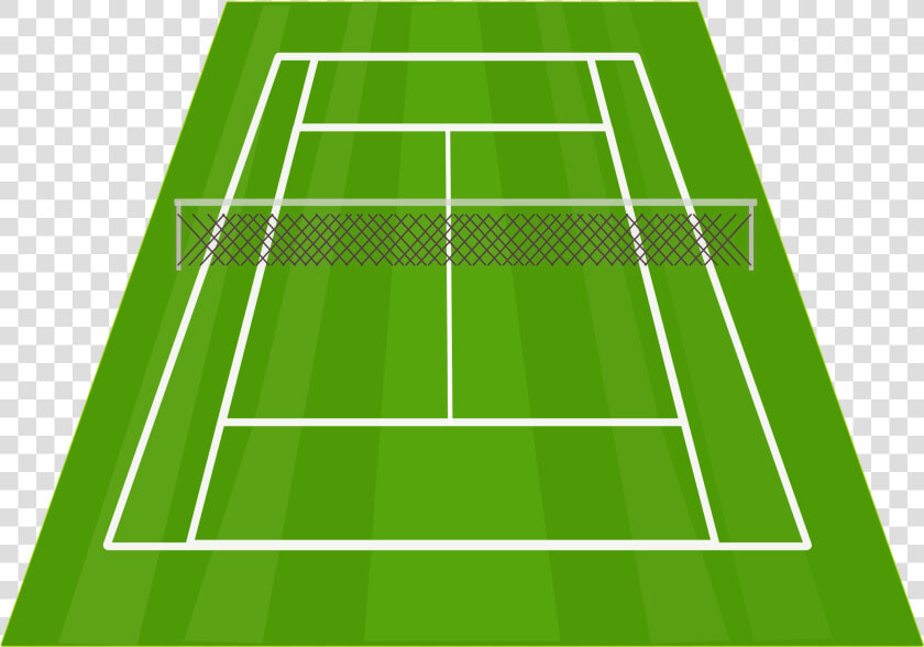 Triangle rectangle ball   Draw A Tennis Court  HD Png DownloadTransparent PNG