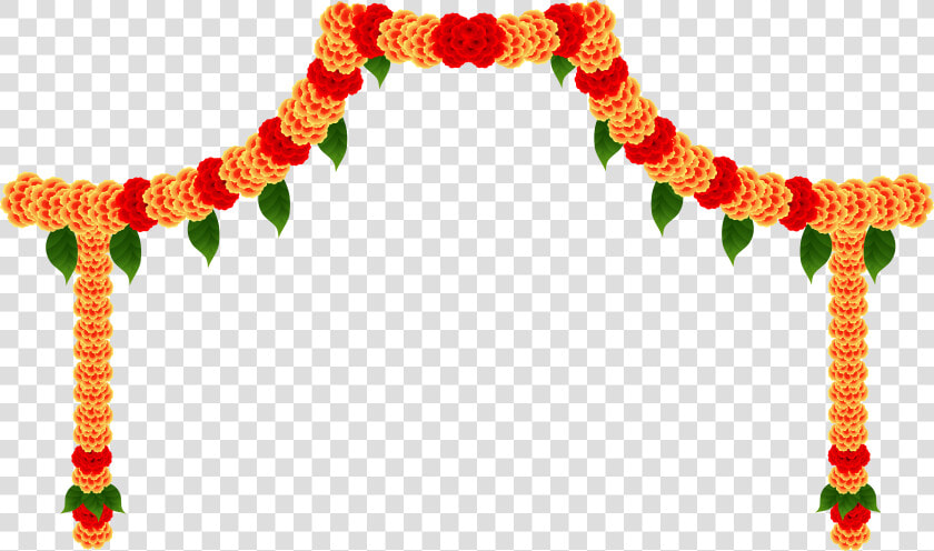 Transparent Flower Garland Png   Indian Flower Garland Png  Png DownloadTransparent PNG