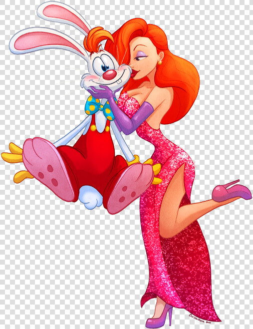 Halloween Couples Costumes That Are Both Classic And   Jessica Rabbit With Roger  HD Png DownloadTransparent PNG