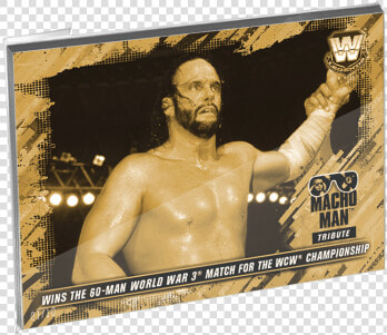 2018 Topps Wwe Heritage Oversized Complete Randy Savage   Barechested  HD Png DownloadTransparent PNG