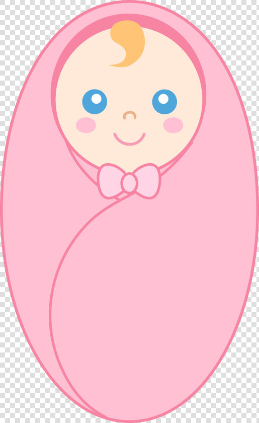 Baby Girl Baby Clipart Girl Cute Pink Baby Carriage   Newborn Baby Easy Drawing  HD Png DownloadTransparent PNG