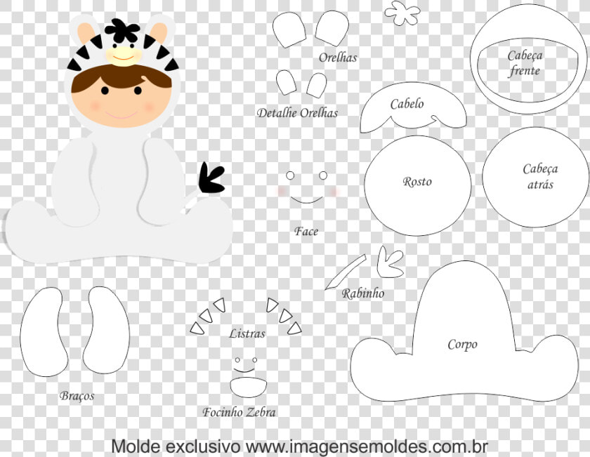 Molde De Animais Baby  HD Png DownloadTransparent PNG