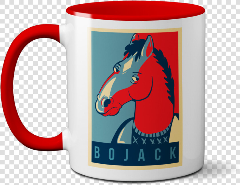 Bojack Tv Series Horseman Head Mug   Bojack Horseman Cup  HD Png DownloadTransparent PNG