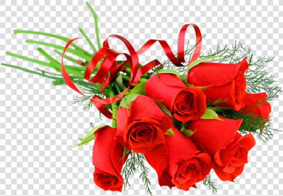 5 Red Roses Bouquet   Rose Flower Bouquet Png  Transparent PngTransparent PNG