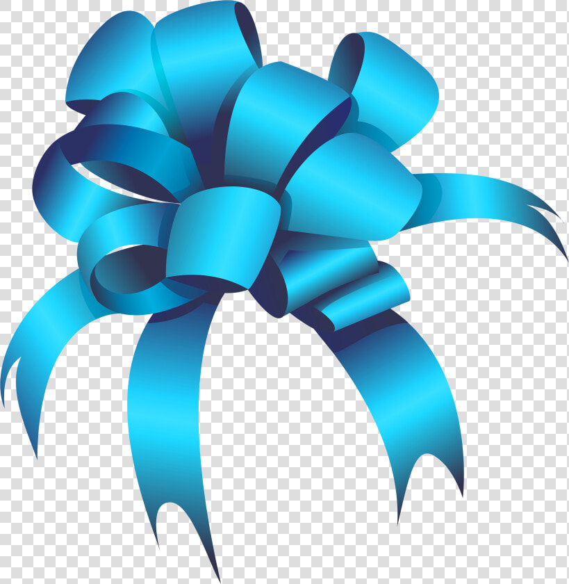 Blue Bow Png Clipart   Blue Gift Bow Clipart  Transparent PngTransparent PNG