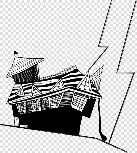 Cartoon Crooked House Clipart House Clip Art   Crooked House Drawings  HD Png DownloadTransparent PNG