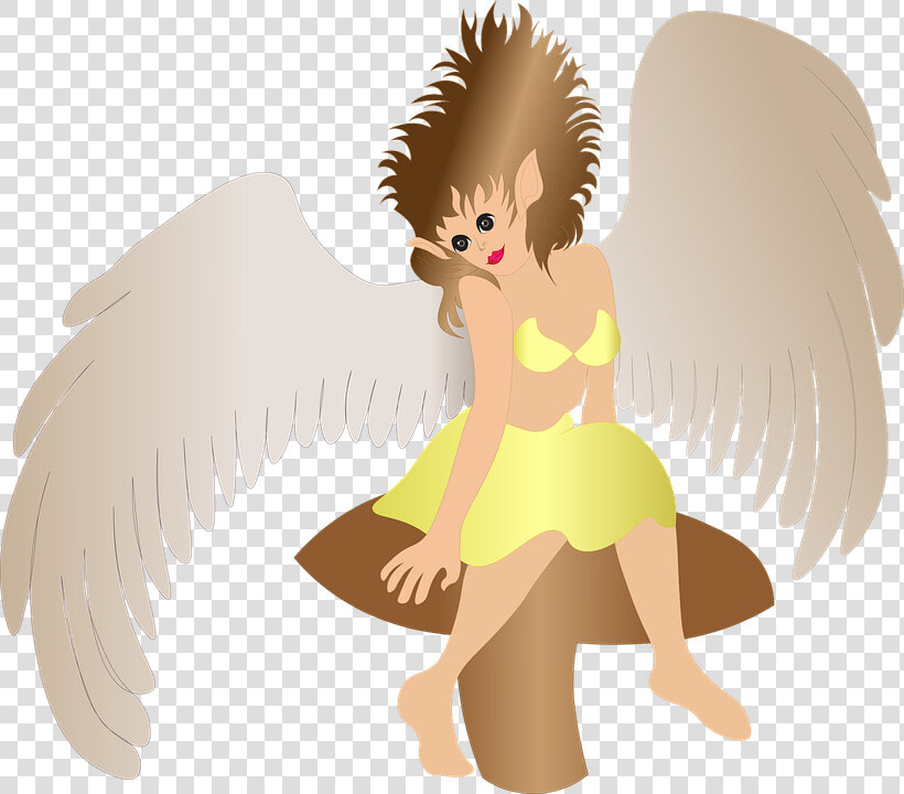 Fairy  Angel  Fantasy  Girl  Wings  Elf  Magic  Female   Cartoon  HD Png DownloadTransparent PNG