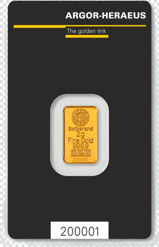 0 Gram Fine Gold Bar   Argor Heraeus 5g Gold  HD Png DownloadTransparent PNG