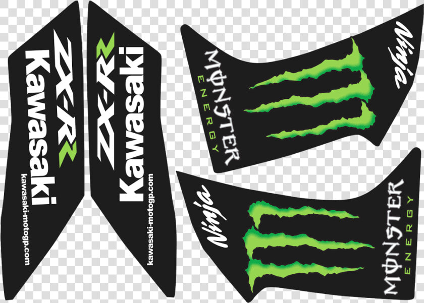 Kawasaki Ninja Monster Zx Rr Vector  Kawasaki Ninja   Monster Energy Drink  HD Png DownloadTransparent PNG