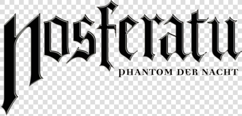 Nosferatu Phantom Der Nacht Movie Horizontal Black   Nosferatu Logo Png  Transparent PngTransparent PNG