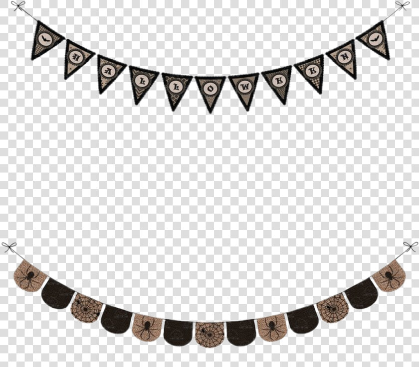  banner  flag  pennant  bunting  garland  halloween   Kinderzimmer Fähnchen  HD Png DownloadTransparent PNG