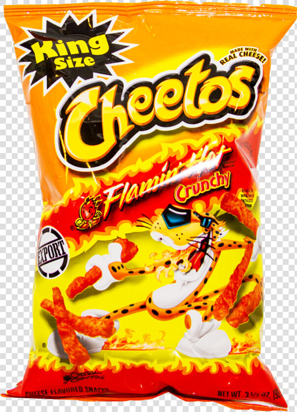 Cheetos Chips Flamin Hot Crunchy   Png Download  Transparent PngTransparent PNG