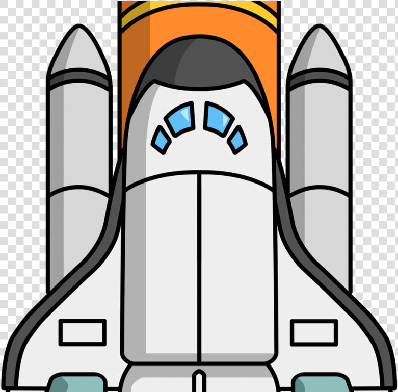 Transparent Spaceship Clipart   Space Shuttle Cartoon Png  Png DownloadTransparent PNG