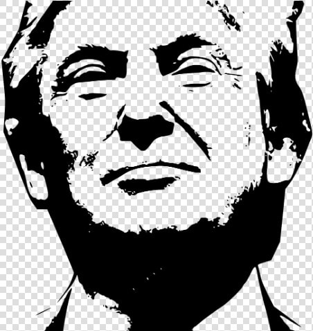 Trump Prepares   Trump Black And White Png  Transparent PngTransparent PNG