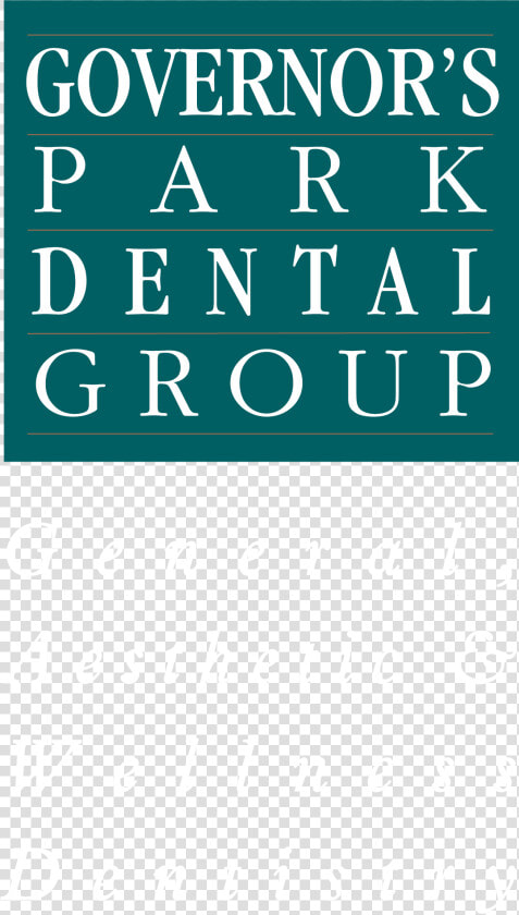 Governors Park Dental Group Logo2 White   Poster  HD Png DownloadTransparent PNG