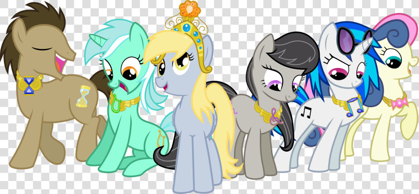 Rainbow Dash Rarity Pony Princess Celestia Derpy Hooves   Mlp Mane 6 Elements Of Harmony  HD Png DownloadTransparent PNG