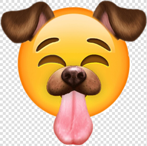  snap  dog  filter  tumblr  emoji   Emojis Snapchat Png  Transparent PngTransparent PNG