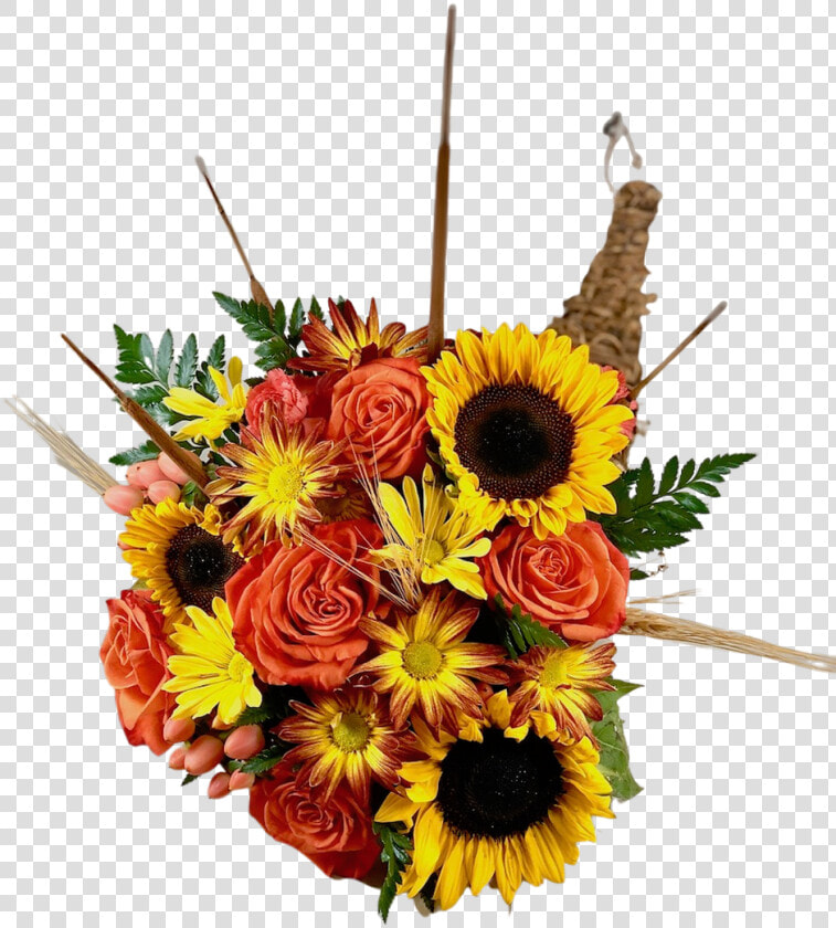 Autumn Blessings Cornucopia   Bouquet  HD Png DownloadTransparent PNG