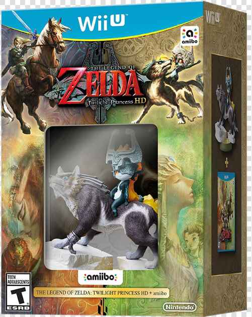 The Legend Of Zelda Twilight Princess Hd Wii U   Amiibo Zelda Wii U  HD Png DownloadTransparent PNG